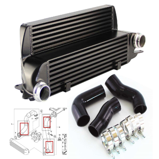 Intercooler Silicone Turbo EGR Hose Kit Fits For BMW E60 E61 5 Series 530d 525d